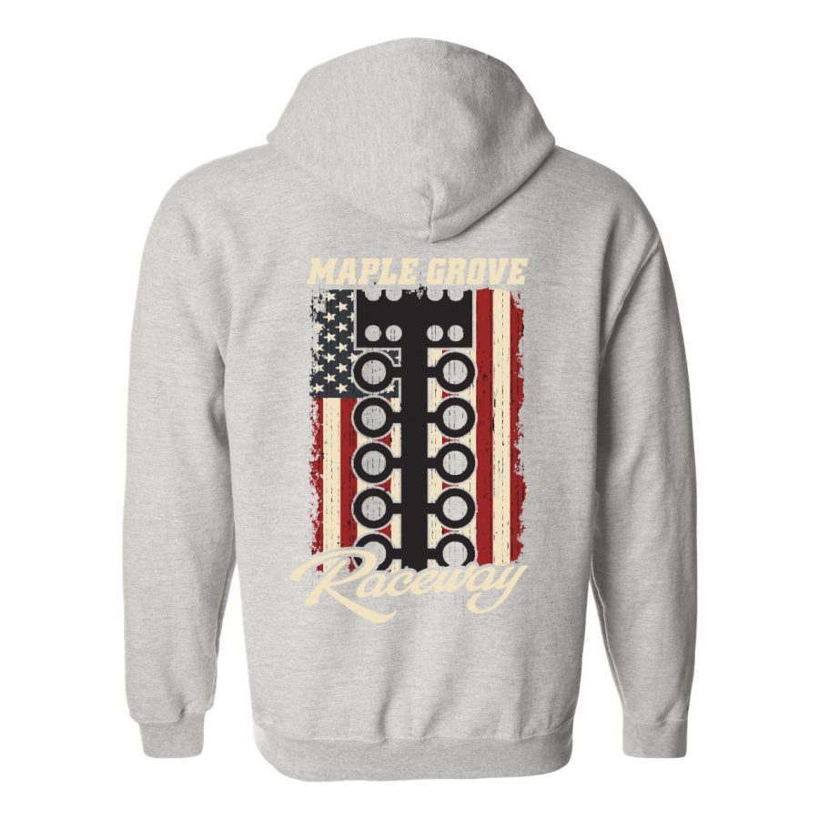 Maple Grove American Tree FullZip Hoodie Maple Grove Raceway