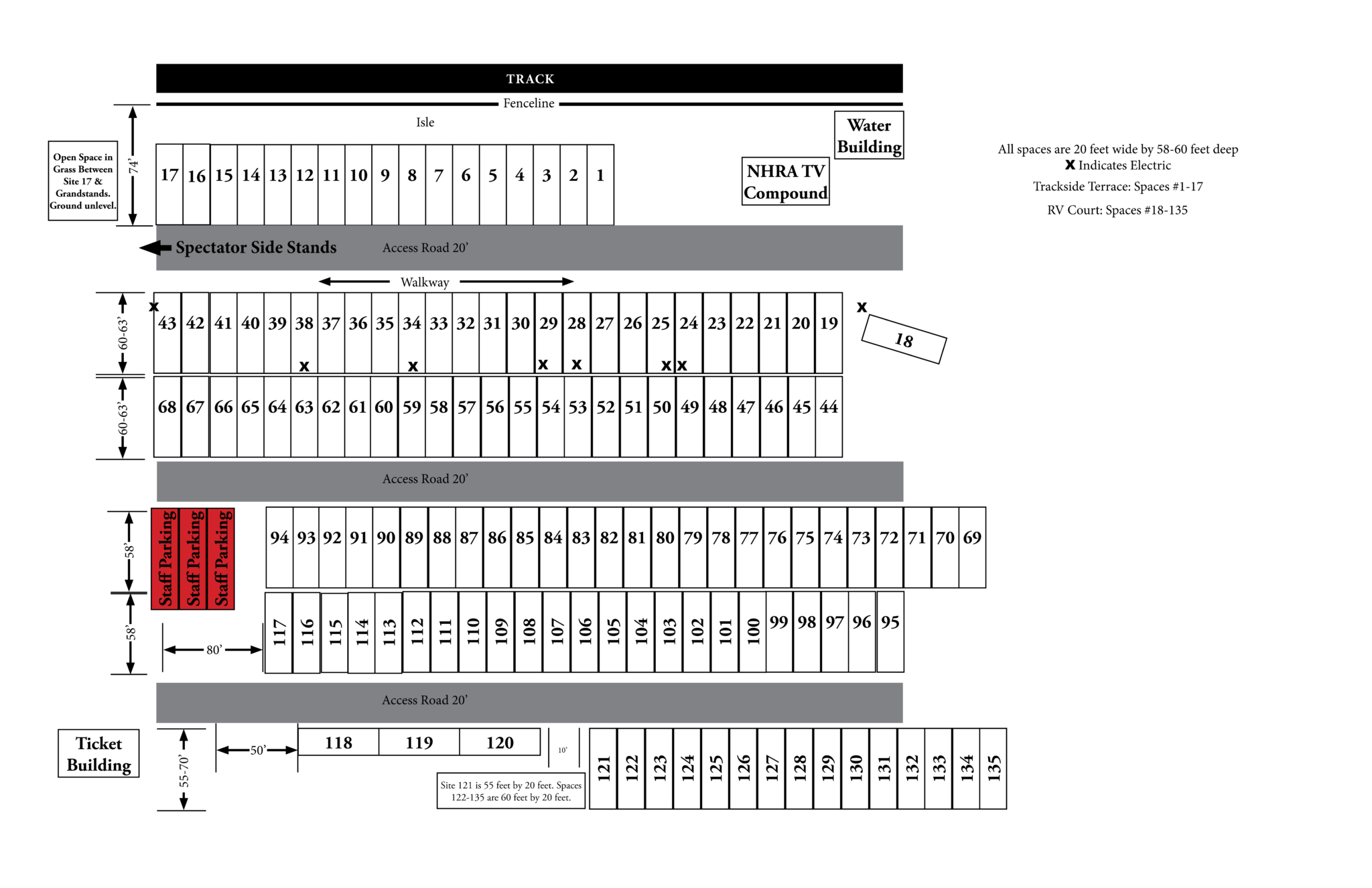 Camping Maple Grove Raceway