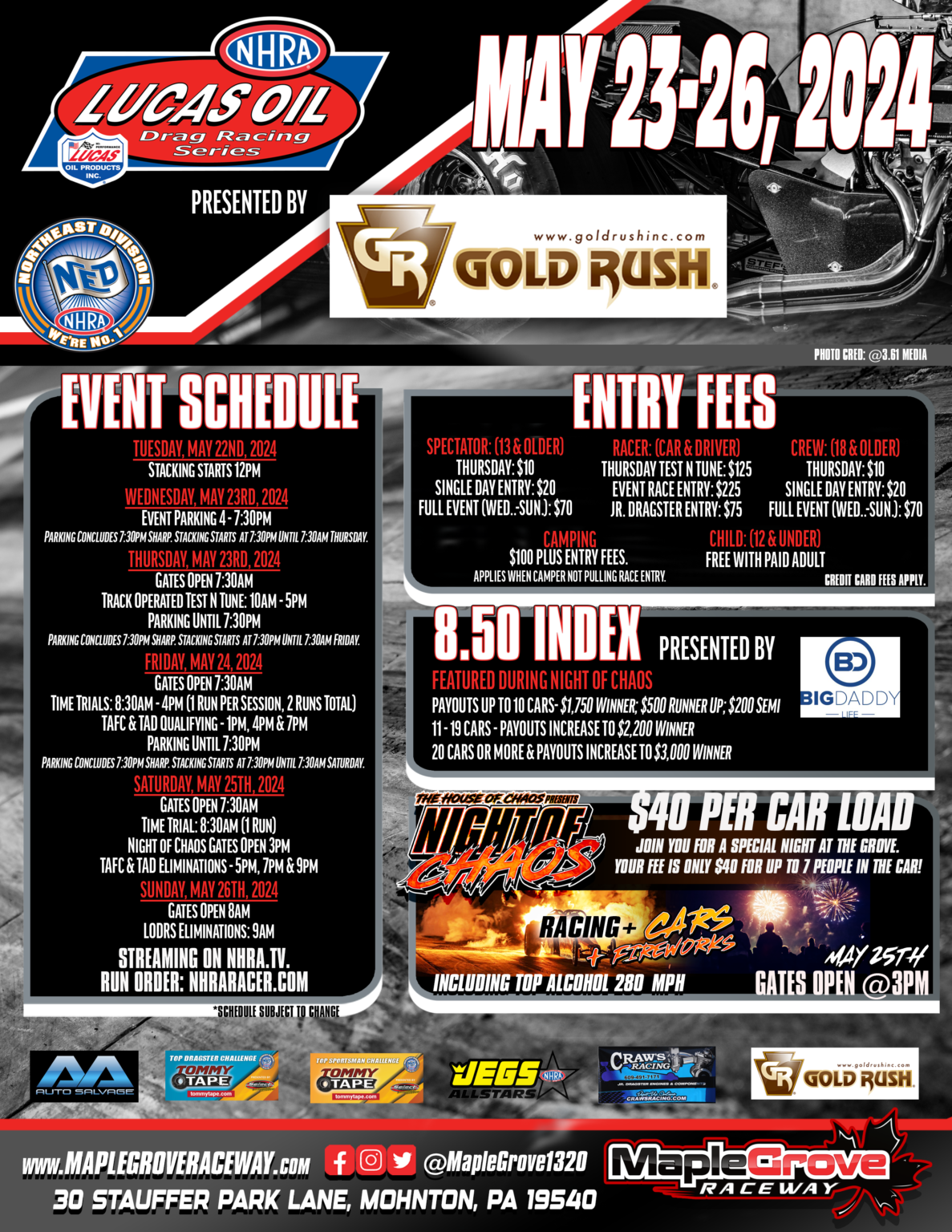 Lucas Oil Drag Racing Series Maple Grove Raceway