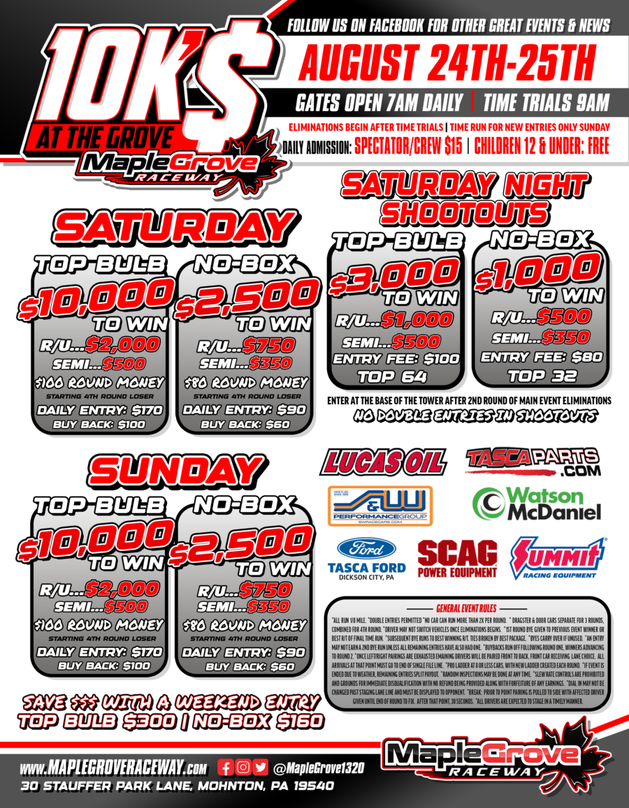10ks at the Grove Maple Grove Raceway